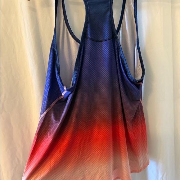 Athleta and Fabletics Blue ombré Activewear Top and leggings set - Picture 4 of 7